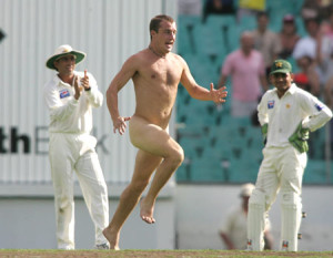 Streaking and cricket...t'was ever thus