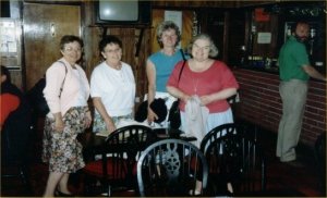 Tea ladies union...my mum, Winnie Tatt, Dot Haigh and sadly missed Brenda Brown.