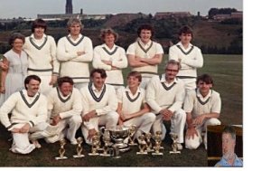 Villas 2s winners of Thrippleton Cup back in the 80s...Mick Johnson kneeling second from right