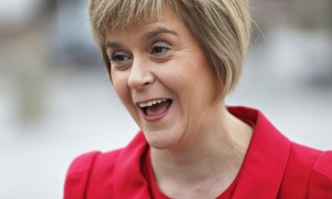 Independence for Scotland maybe not but Miliband's balls in her grip most certainly.