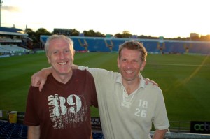 Two old boys set off on a love of cricket by old Tom...would we ever have played at Headingley without him?