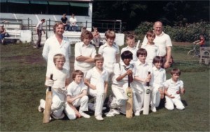 Browny as junior coach with Harry Medley, sadly gone too, as umpire. Who knows how many of these kids are still playing?
