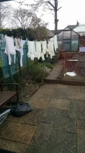 The washing was dry-frozen.