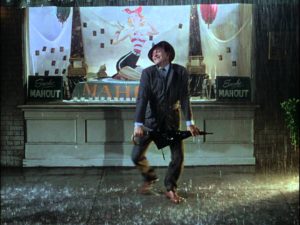 Gene Kelly "Singing In The Rain."